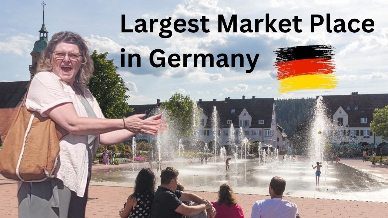 Freudenstadt - The Largest Market Place in Germany & Kur Gardens Visit