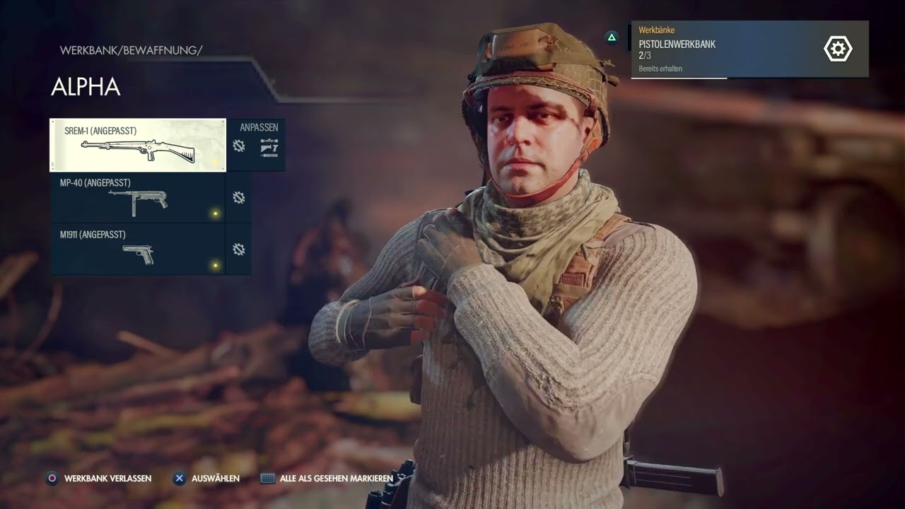 Sniper Elite 5 Rüstungsfabrik, Alle Werkbänke