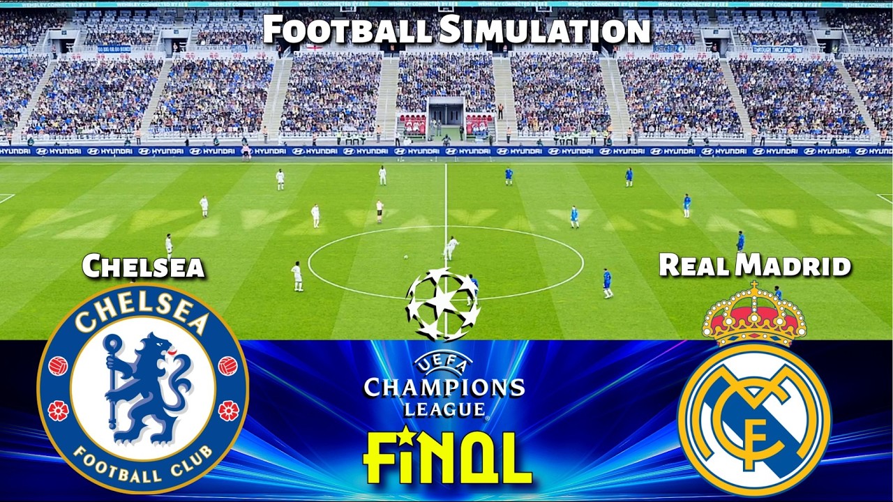 CHELSEA vs REAL MADRID | UEFA Champions League FINAL | PES 21 Simulation Gameplay