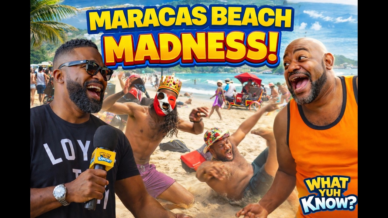 I Went to Maracas Beach… This Turned Into TOTAL CHAOS 😂🔥 | What Yuh Know? Trinidad