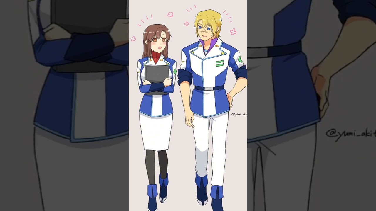 Murrue Ramius x Mu La Flaga [Mobile Suit Gundam SEED]