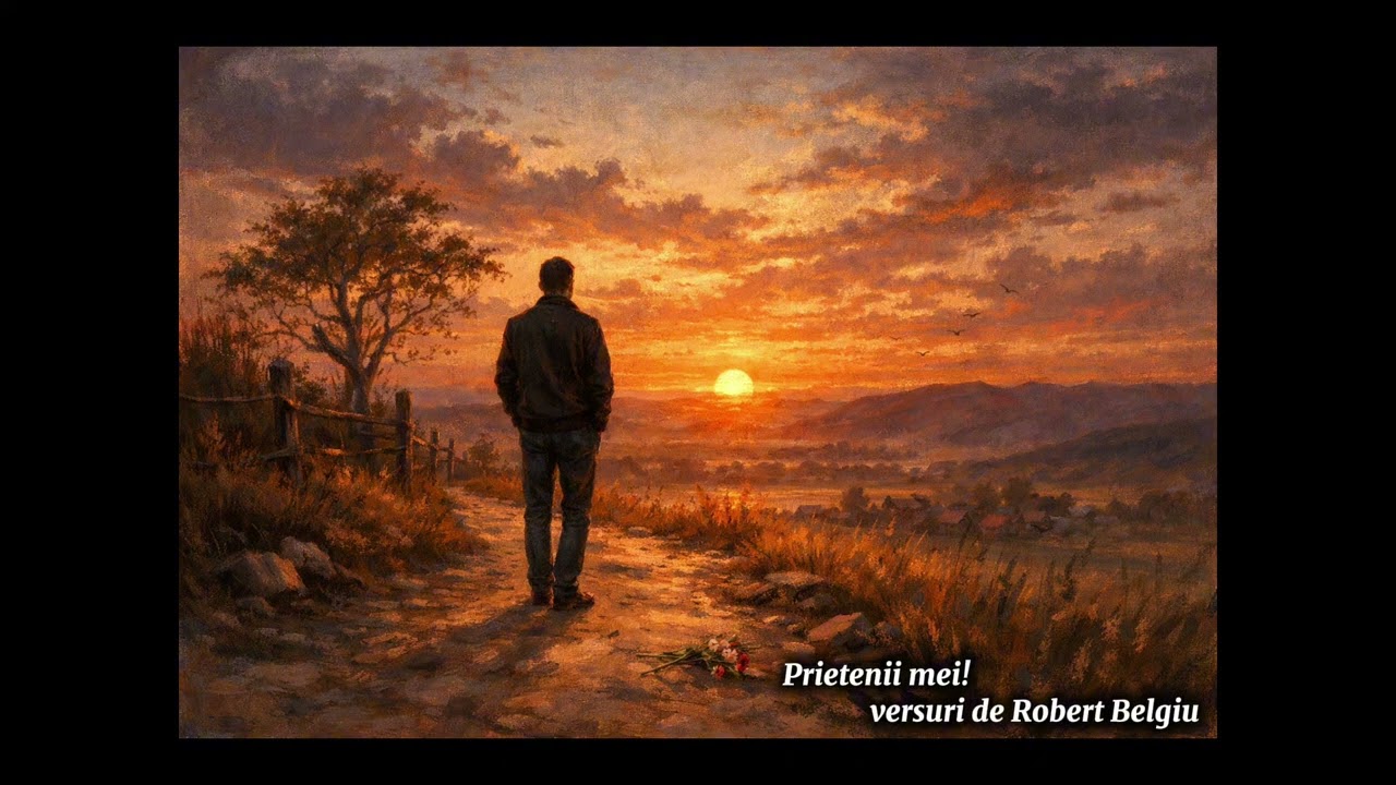 Prietenii mei! versuri de Robert Belgiu