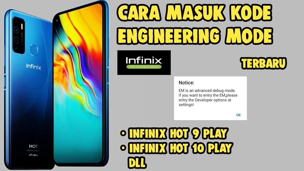 cara masuk kode engineer mode infinix hot 9 play |  infinix hot 10 play