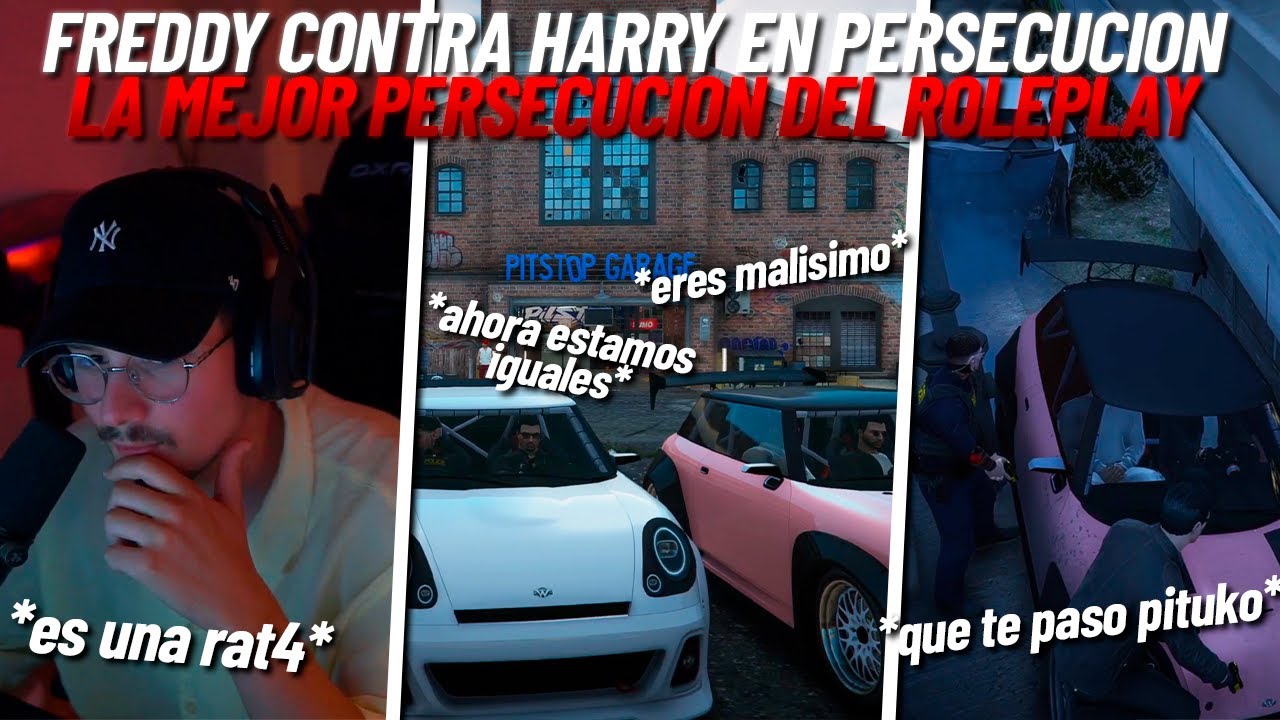 FREDDY(dess) contra HARRY(nexxuz) en persecucion *usan las sucias*🤣