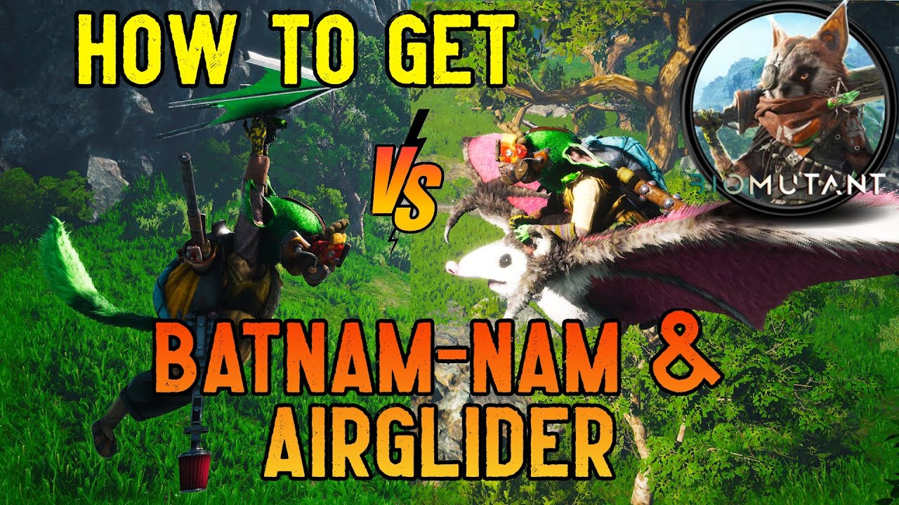 Biomutant - How to Get Batnam-Nam & Airglider (Flying Mount Location)