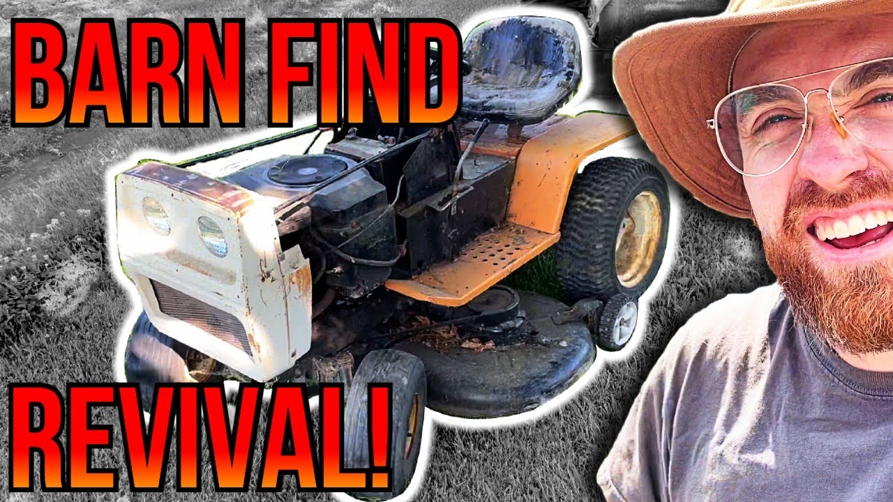Barn Find Riding Mower- FIRST START! – 18HP Hydrostatic MTD Yard Man (Craftsman)