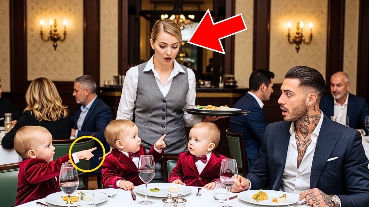 Die Drillinge des Mafiabosses sprachen ihr erstes Wort – und nannten die Kellnerin „Mama“