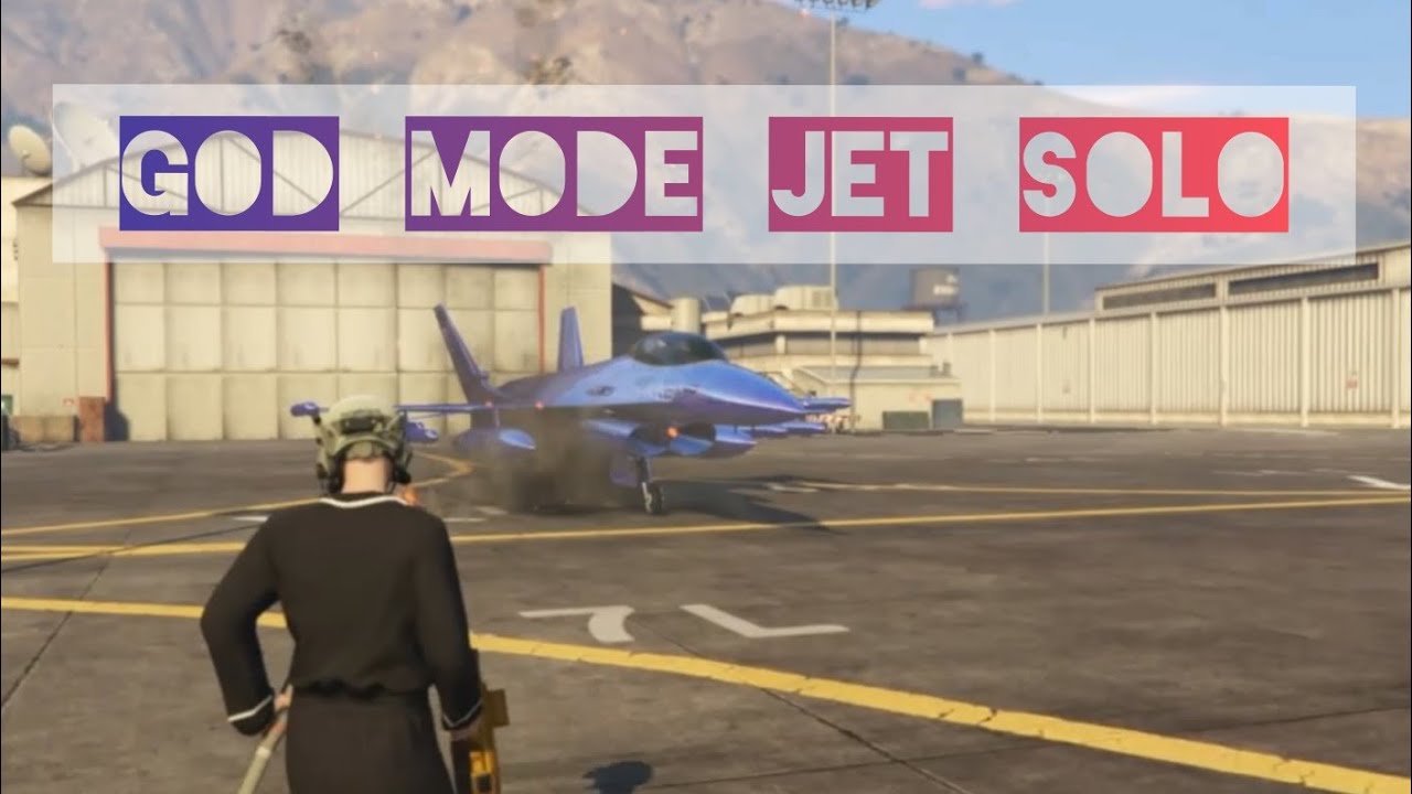 قلتش الطيارة ماتنفجر SOLO لحالك بدون مساعده وخطوات سهله GOD MODE JET
