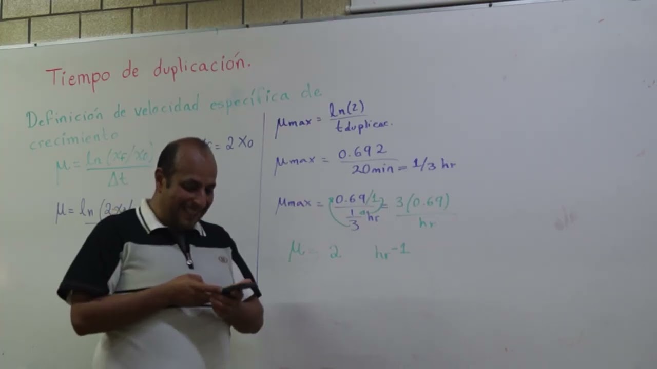 Tiempo de duplicaci&oacute;n de microorganismos (parte 1/2)