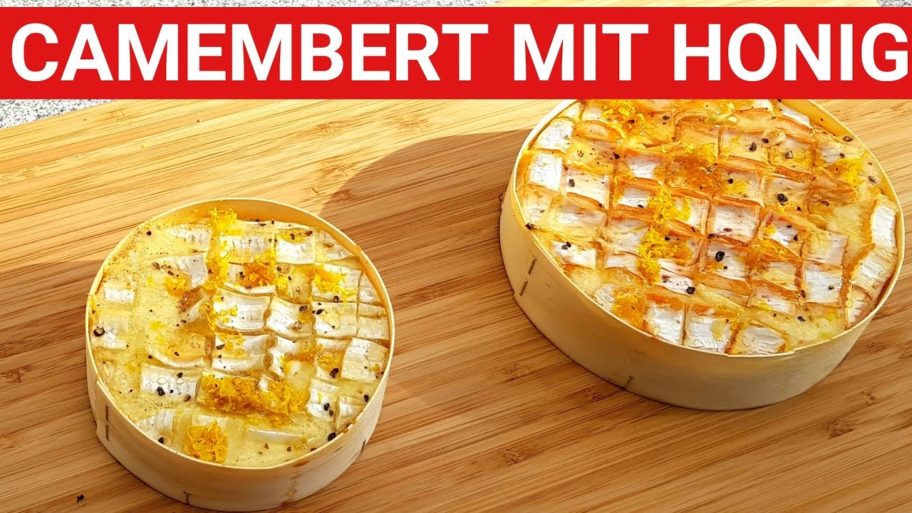 ♨️ GRILLBLITZ: Camembert mit Honig vom Grill - BBQ Rezept, Tutorial, perfekt vom Grill, BBQ