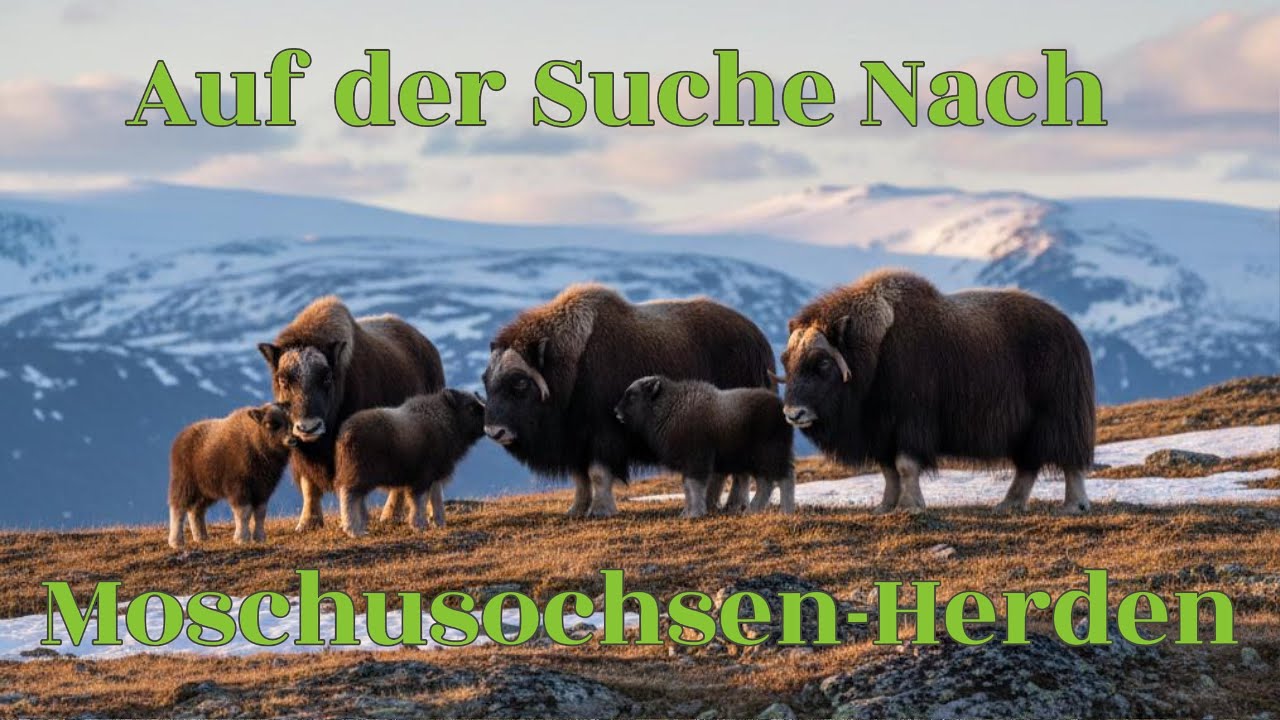 Auf der Suche nach  Moschusochsen-Herden im Dovrefjell Norwegen