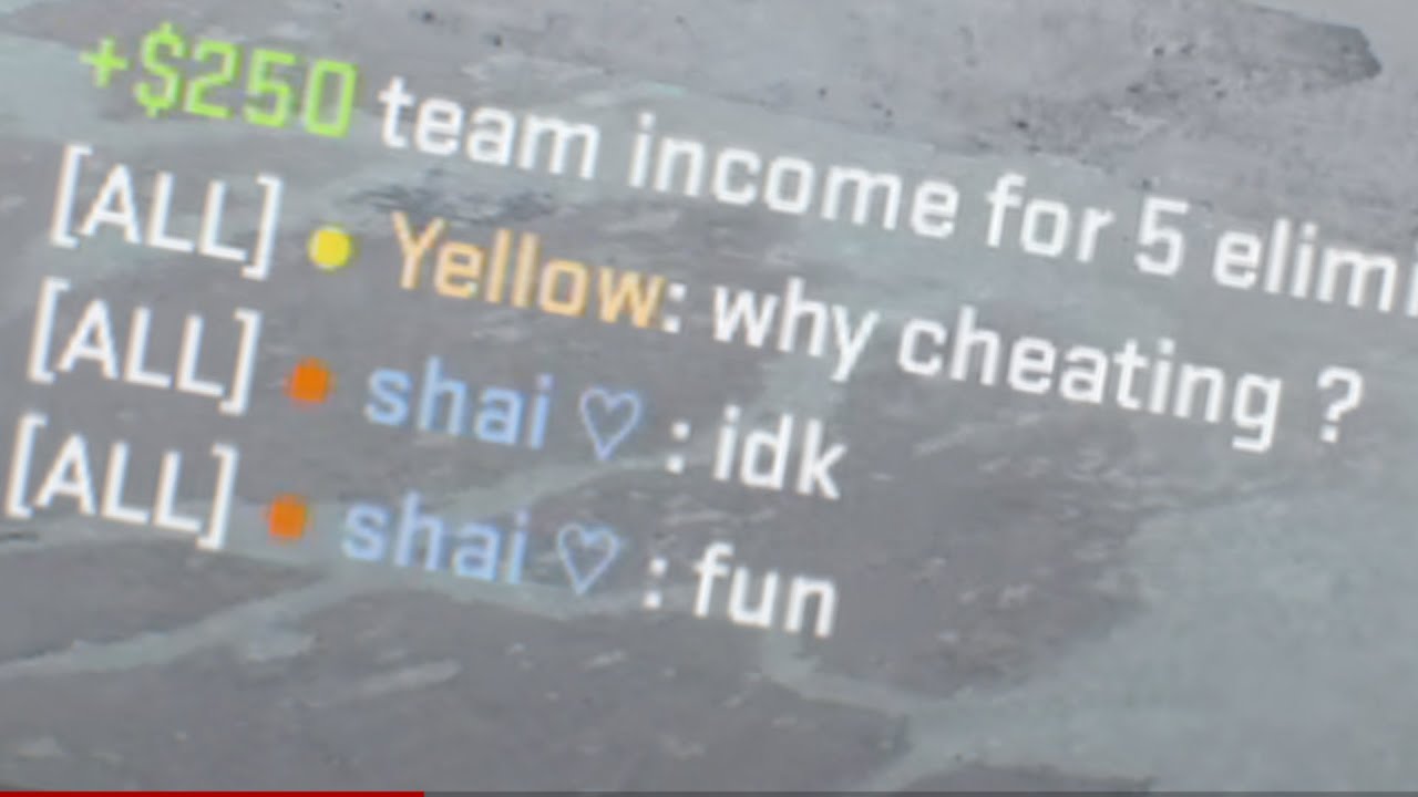 why cheating?