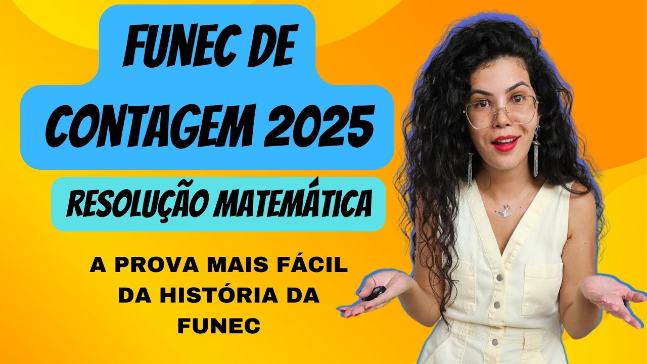 FUNEC 2025: Matemática #gabaritofunec #provafunec