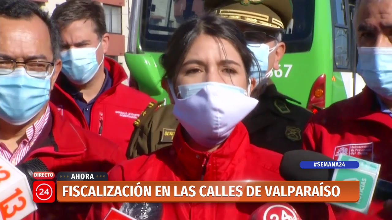 Subsecretaria Martorell destaca disminución de circulación en Valparaíso