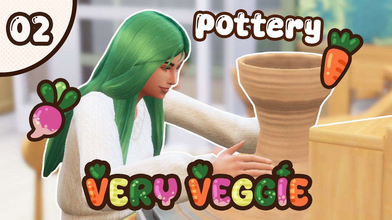 Starting Ivy's Pottery Business! | Verry Veggie Legacy #2 | Sims 4