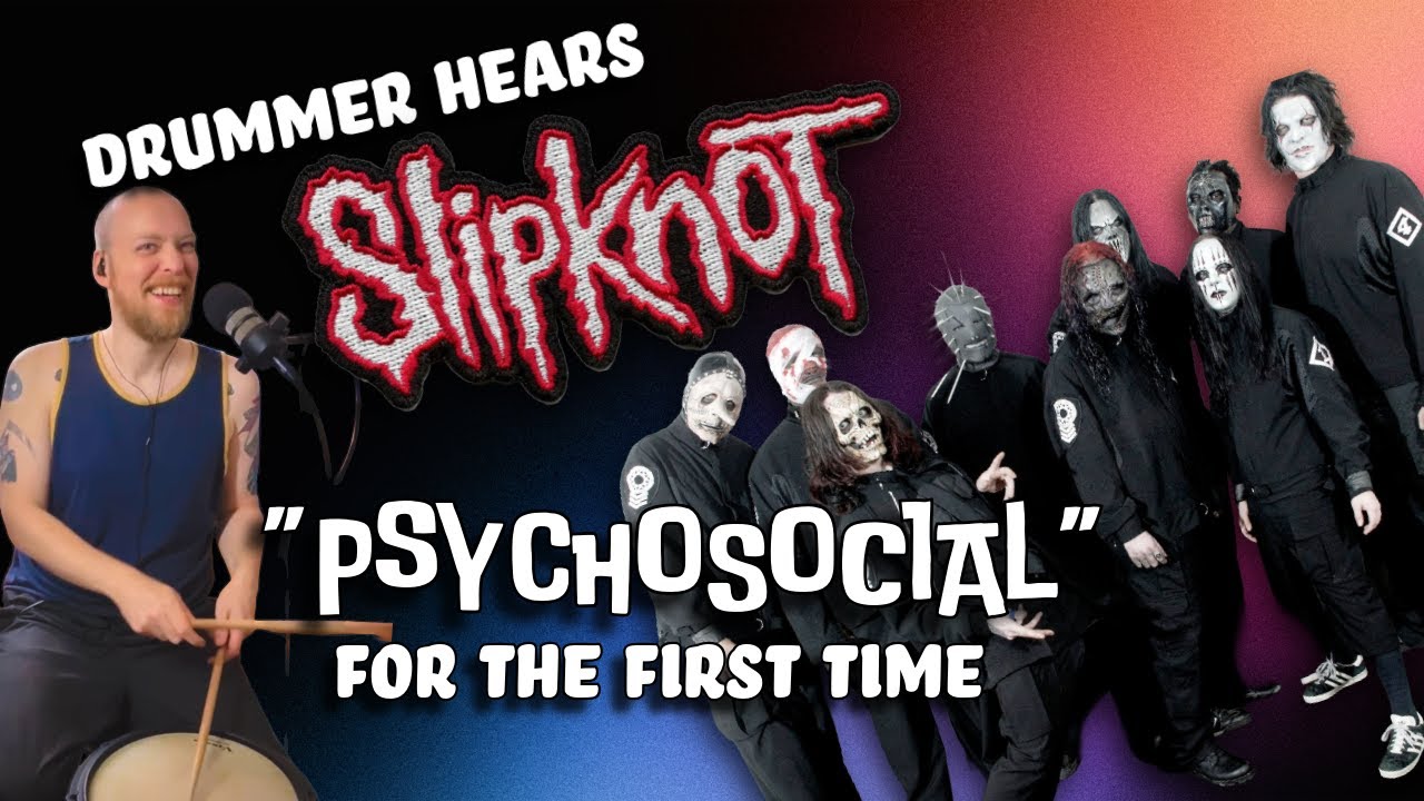Funk Drummer Reacts to Slipknot - Psychosocial For The First Time