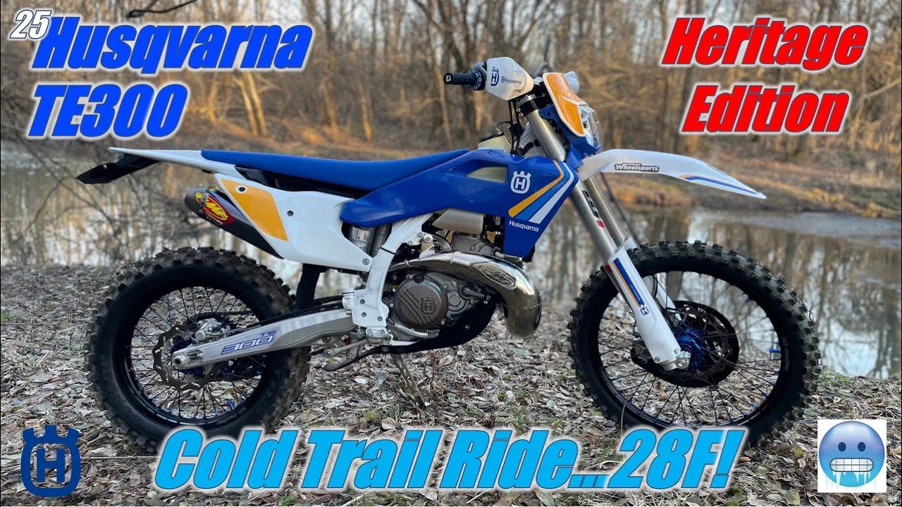Husqvarna TE300 Heritage Edition 2025 года с двигателем FMF Fatty и глушителем 2.1: первая поездк...