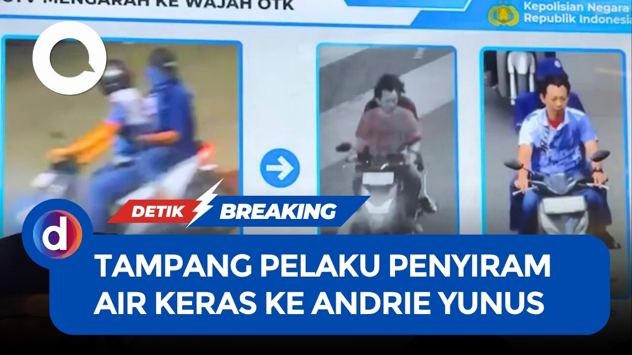 Polisi Rilis Tampang Pelaku Penyiraman Air Keras ke Aktivis KontraS