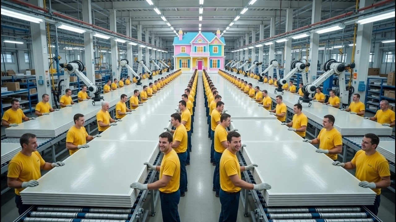 How Drywall Is Made From Gypsum  Inside Massive Drywall Factories Producing Billions of Square Feet