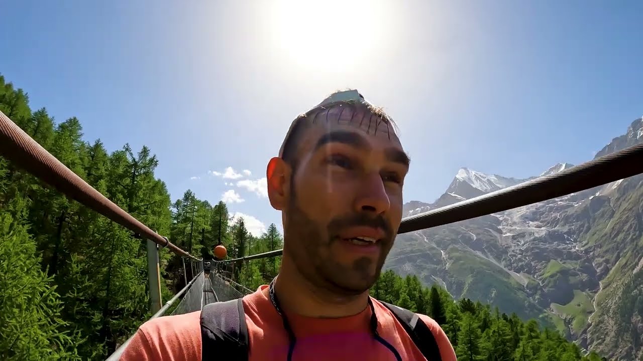 Switzerland - Charles Kuonen longest suspension bridge in the world