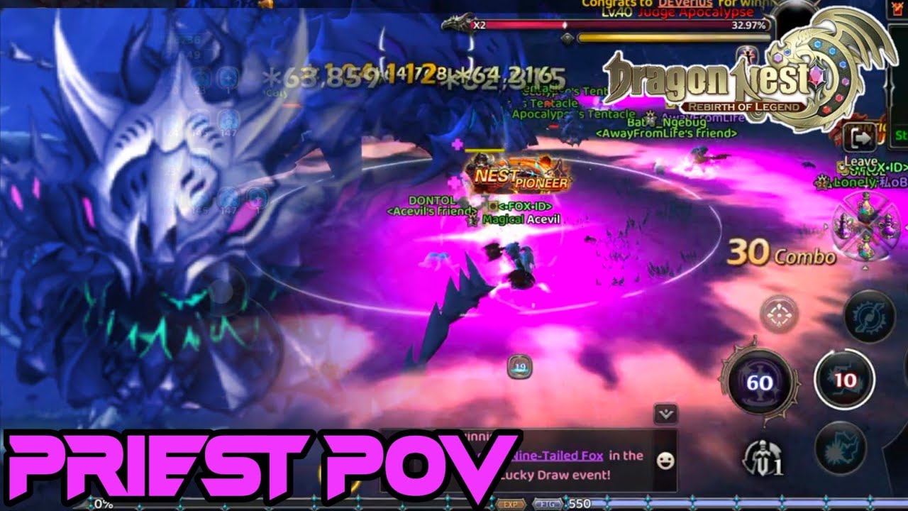 Dragon Nest Rebirth Of Legend - APOCALYPSE NEST STAGE 3 LAST BOSS