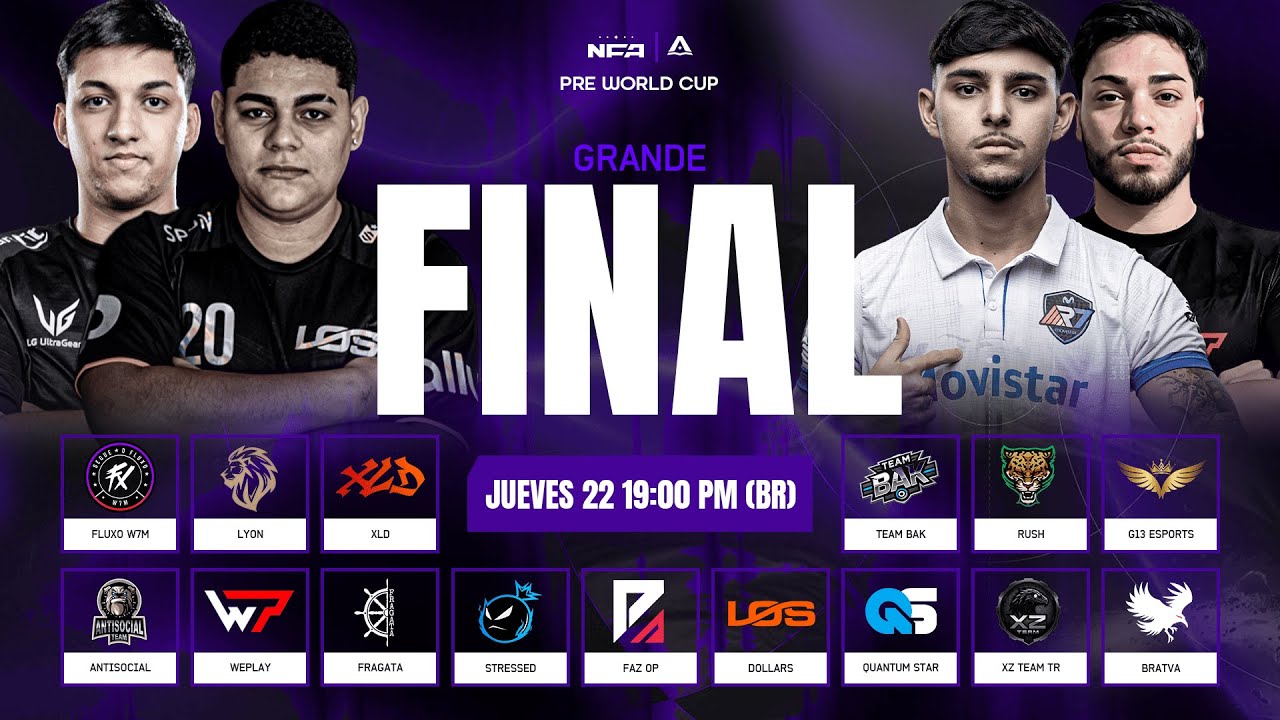 FINAL PRE MUNDIAL CON ALLSTAR🏆❤️LYON - FLUXO - LOS - FAZ O P - WEPLAY - TEAM BAK - XZ TEAM R - G13❤️