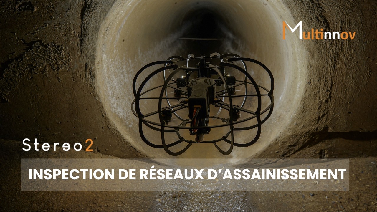 Inspection de réseaux d'assainissement par drone #stereo2