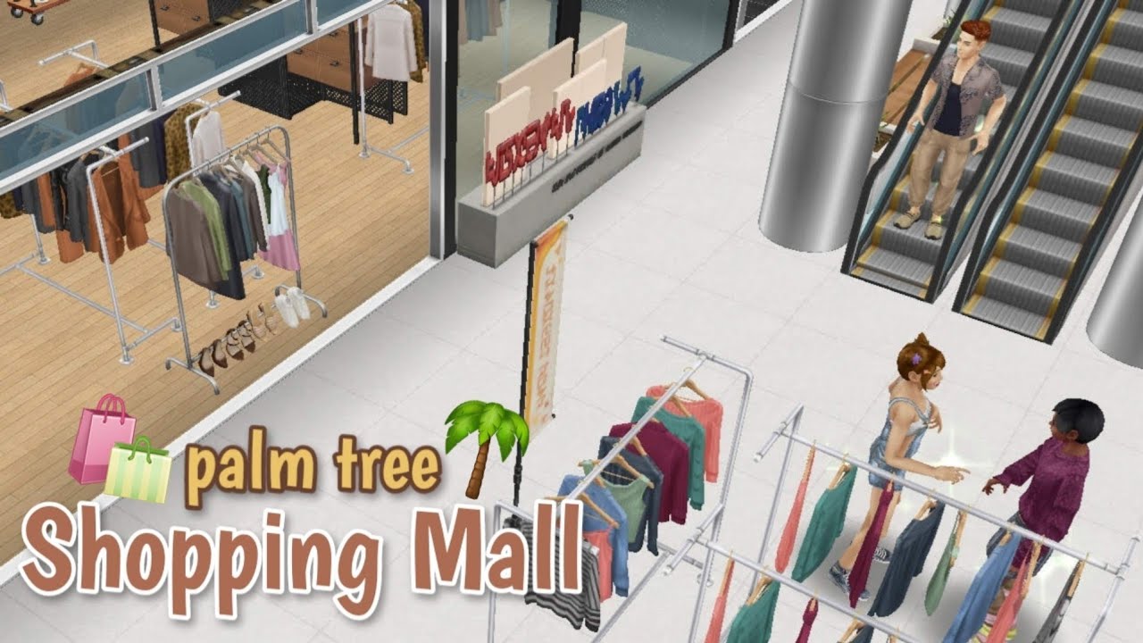Sims freeplay shopping mall🛍 | Sims freeplay build