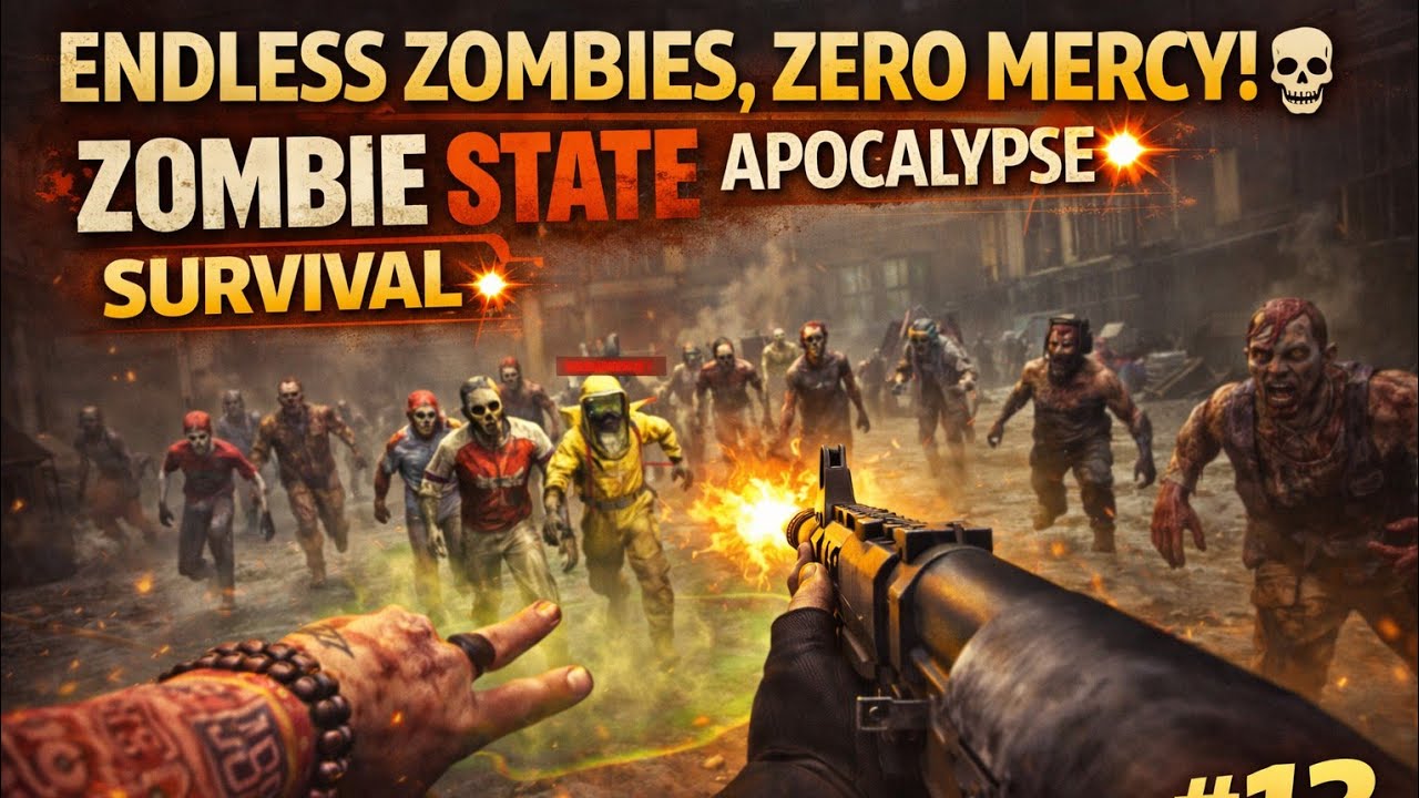 Zombie State Apocalypse Survival Gameplay #13 | Intense Shooter Action