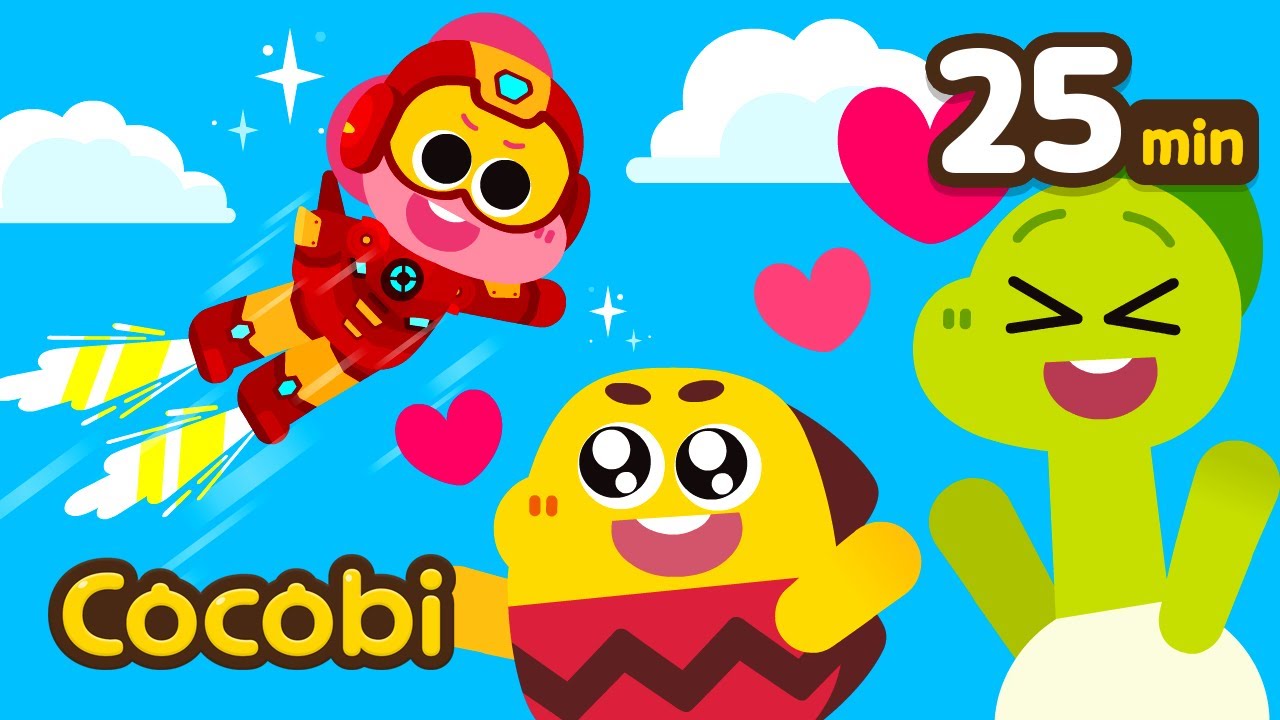Go! My Hero Friends | Compilation of Adventure Songs for Kids | Cocobi