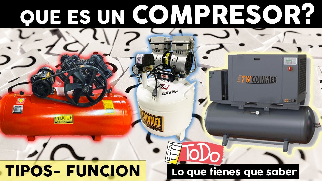 Que es un Compresor de aire? Que significa CFM y PSI? Tipos y funciones, todo lo que necesitas saber
