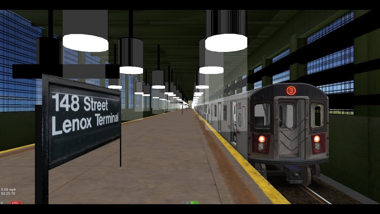 Openbve (3) Line from Fulton Street to Harlem 148th Street