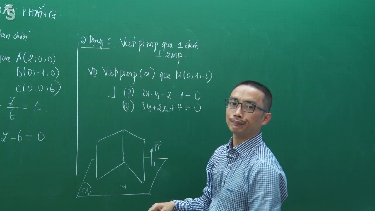 Các dạng toán viết phương trình mặt phẳng. - Môn Toán 12 - Thầy Nguyễn Cao Cường