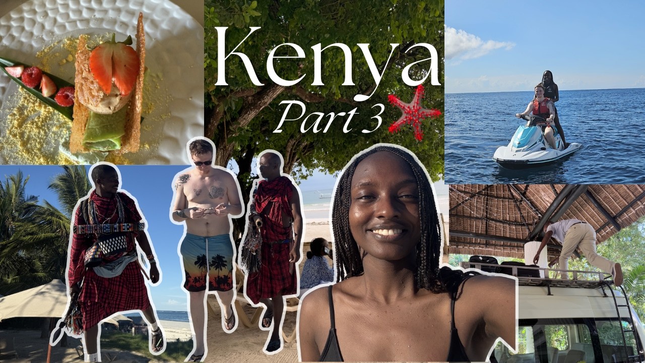 Snorkeling & Jet Skiing near Dolphins in Kenya 🇰🇪 | Family Trip Part 3