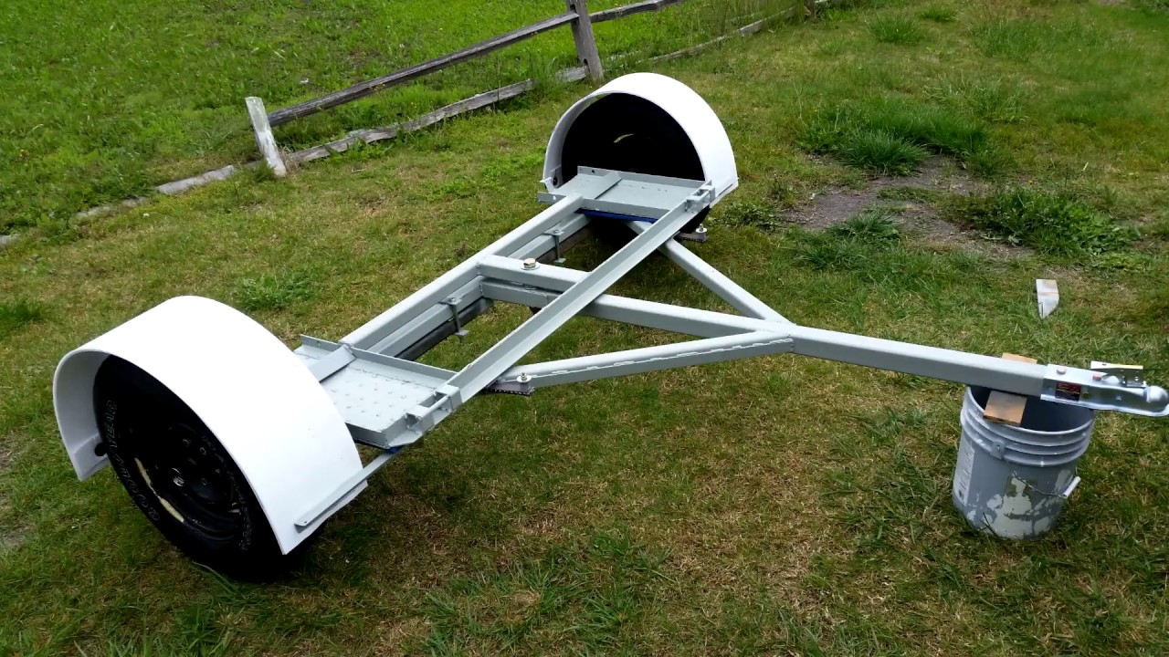 Самодельная поворотная тележка-прицеп для автомобиля, часть 4 - DG