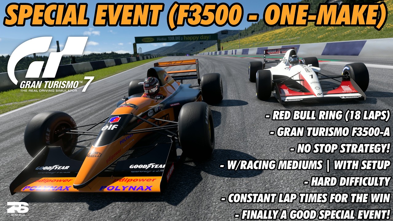 GT7 - Special Event (F3500 - One-Make | Red Bull Ring) | Gran Turismo F3500-A (No Stop Strategy)