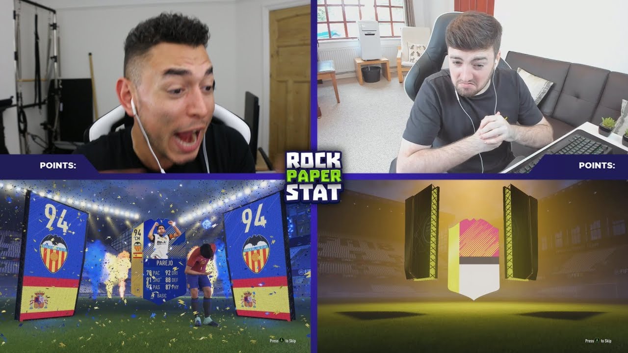 THESE PACKS ARE CRAZY 🔥 EPIC ROCK PAPER STAT vs HOMELESPENGUIN!!