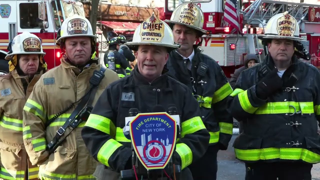 FDNY officials provide update on 4-alarm fire in Manhattan