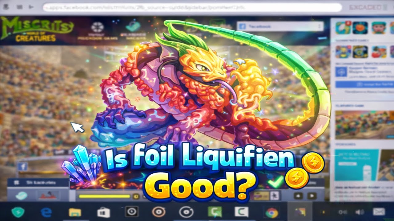 Miscrits - Playing Foil Liquifien in high PA  (Is good in this meta)