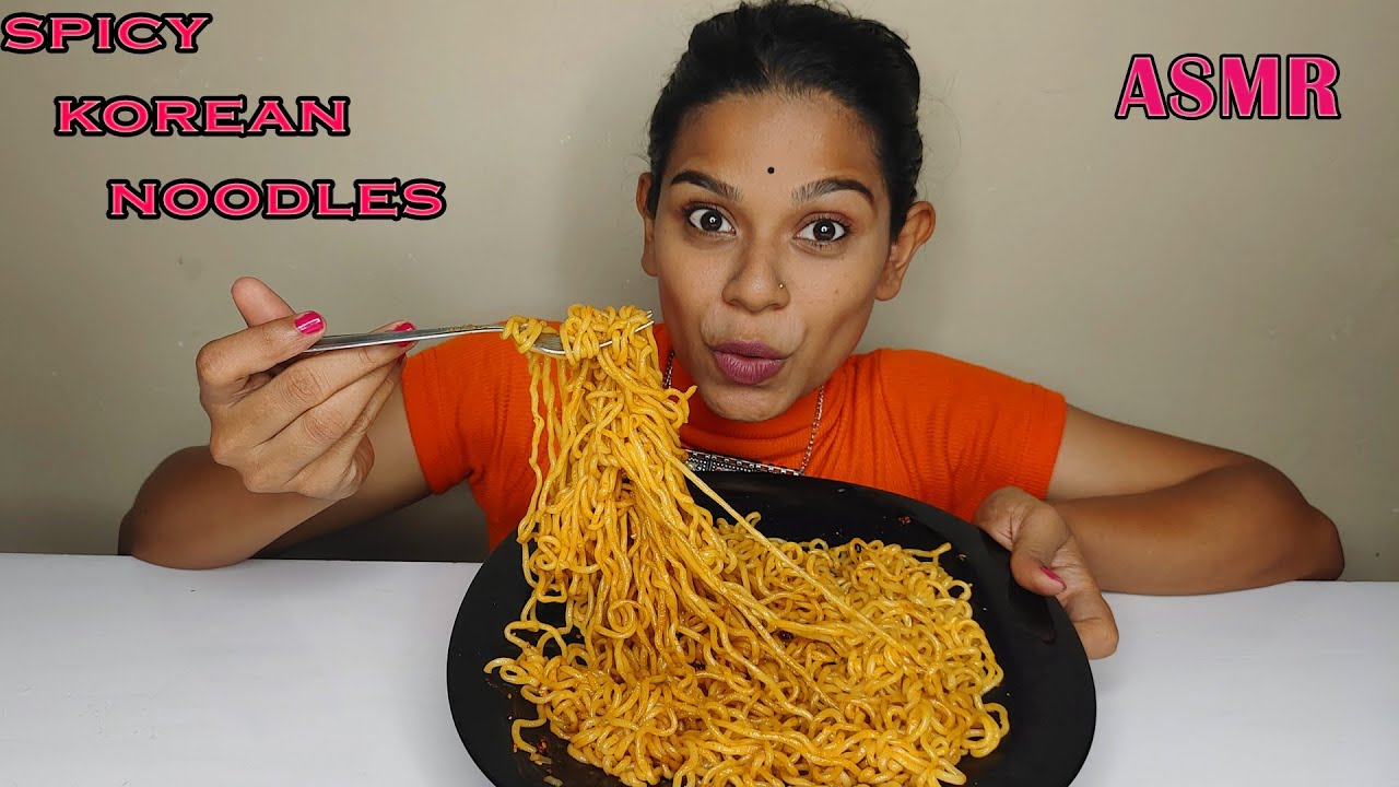 ASMR SPICY KOREAN NOODLES|| ASMR MALAYALAM || asmr mukbang @earlybirdasmr