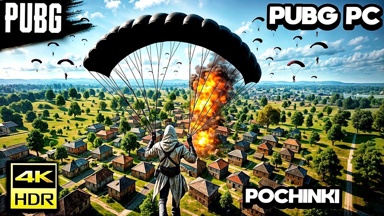 PUBG PC pero UN POCHINKI LLENO de ENEMIGOS AGRESIVOS 😍 Estos GRAFICOS AL MÁXIMO se ven BRUTALES