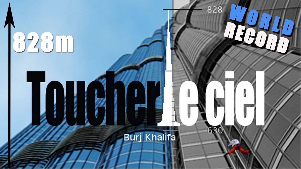 Alain Robert climbs a tallest building - Burj Khalifa Dubaï