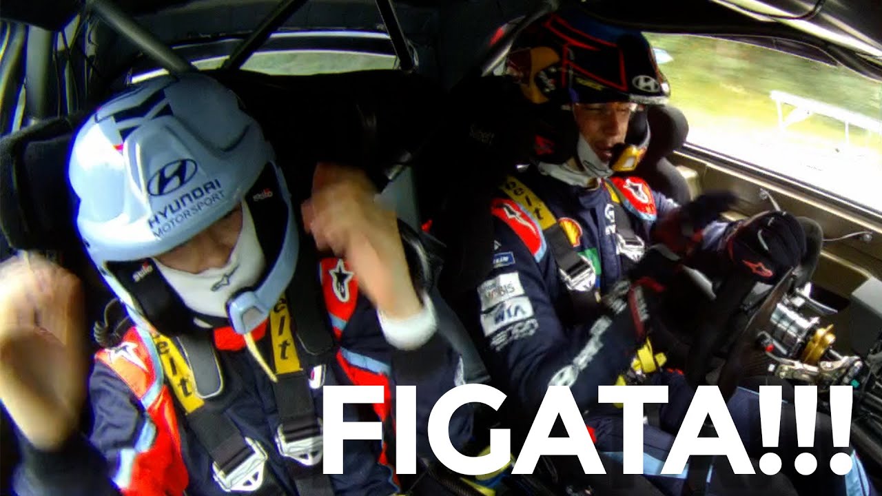 La mia prima volta su una #WRCplus con Thierry Neuville! 😍