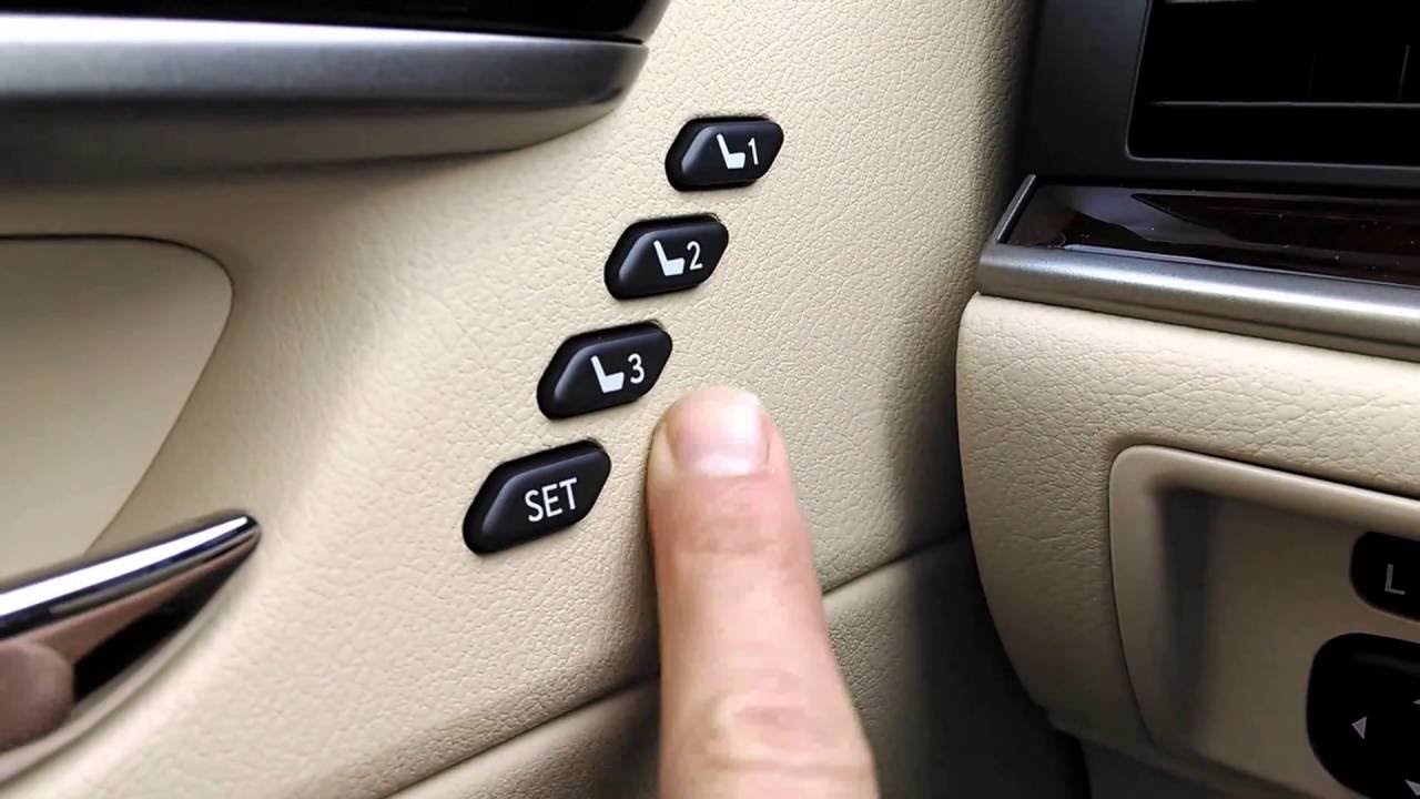Lexus ES350 - Memory Seat Position How-To
