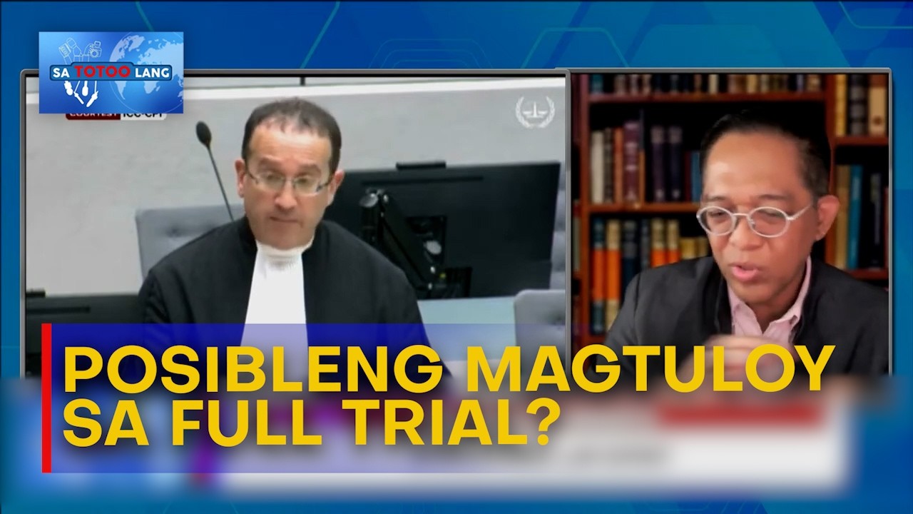 Sarmiento: May posibilidad na magtuloy sa full trial ang kaso ni Duterte | Sa Totoo Lang