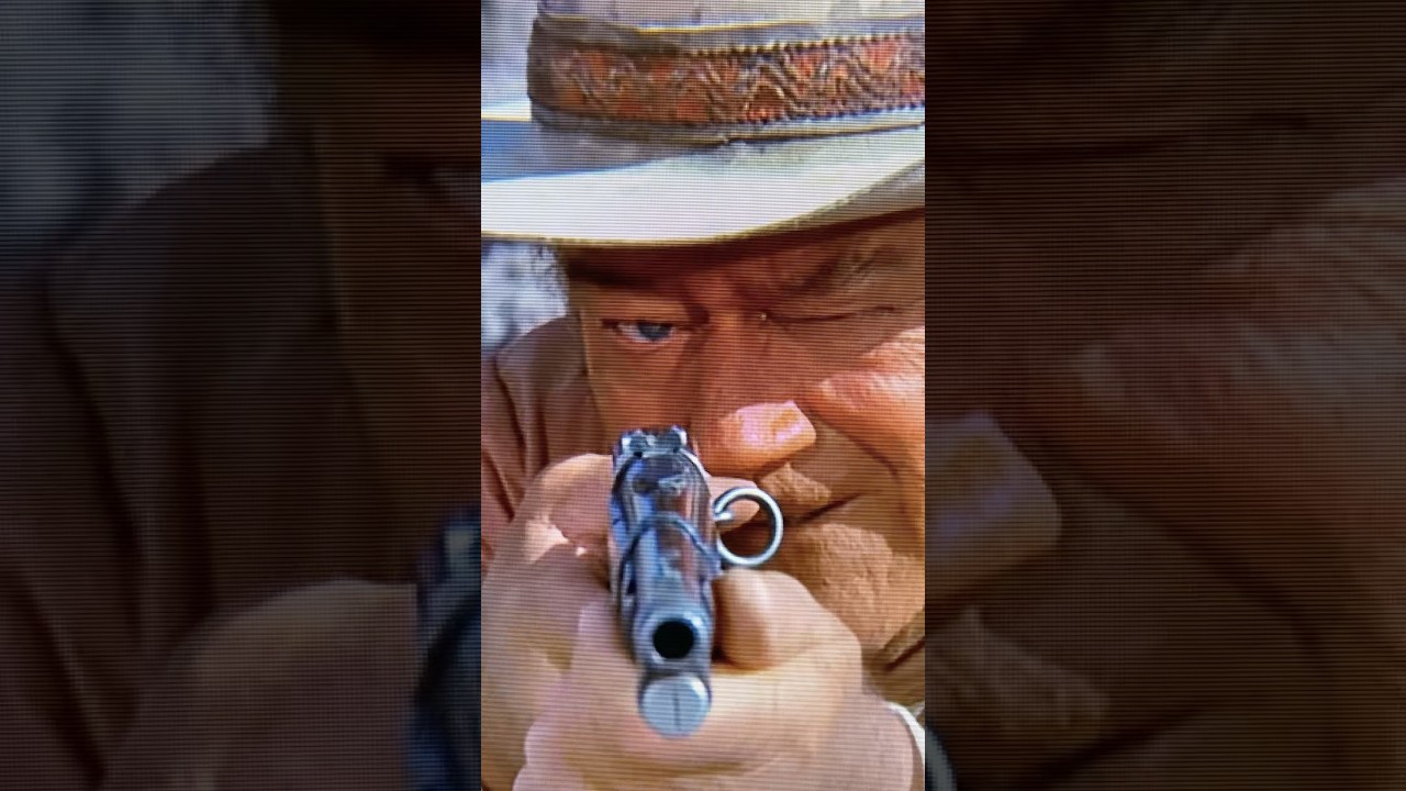 JOHN WAYNE MINDED HIS OWN BUSINESS.