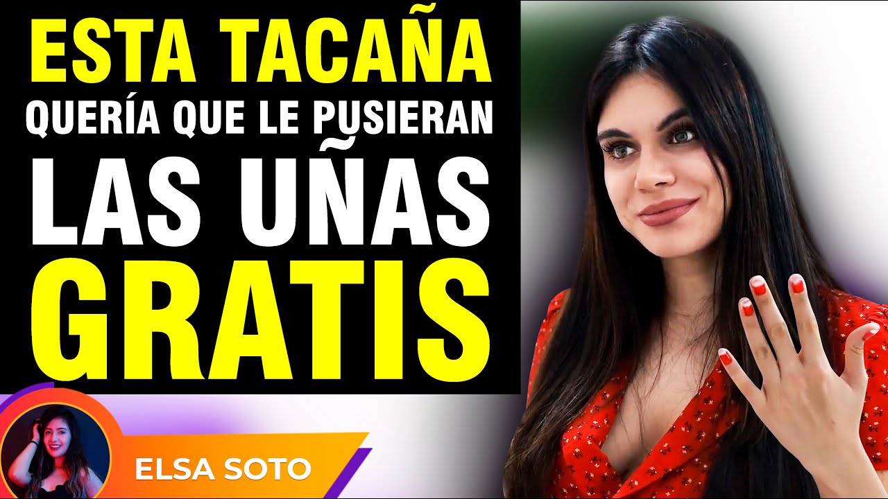 Por tacaña quería que le pusieran las uñas gratis...