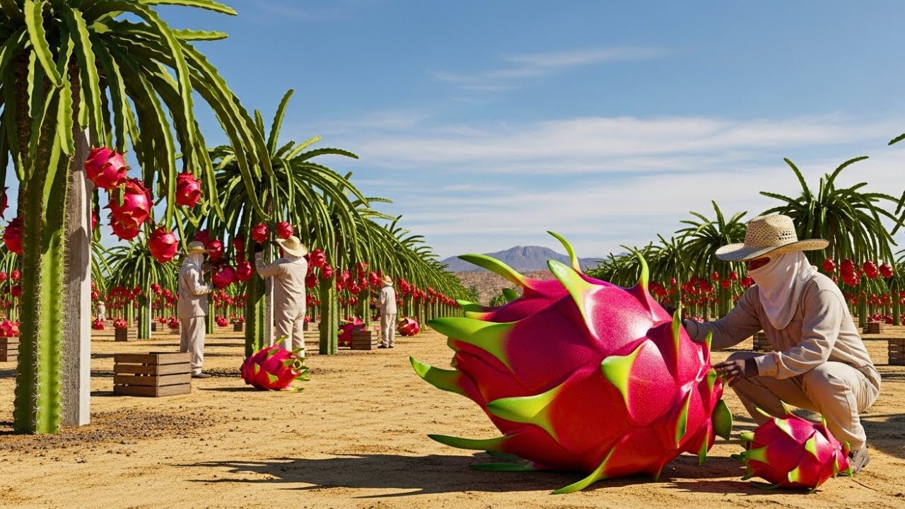 Cómo lograron cultivar fruta del dragón en el desierto: los resultados son aún más sorprendentes