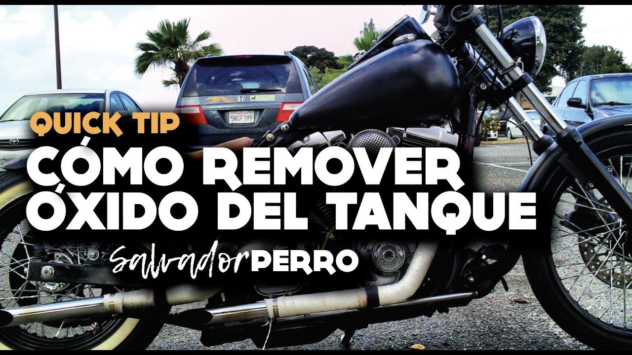 Como remover óxido del tanque de gasolina