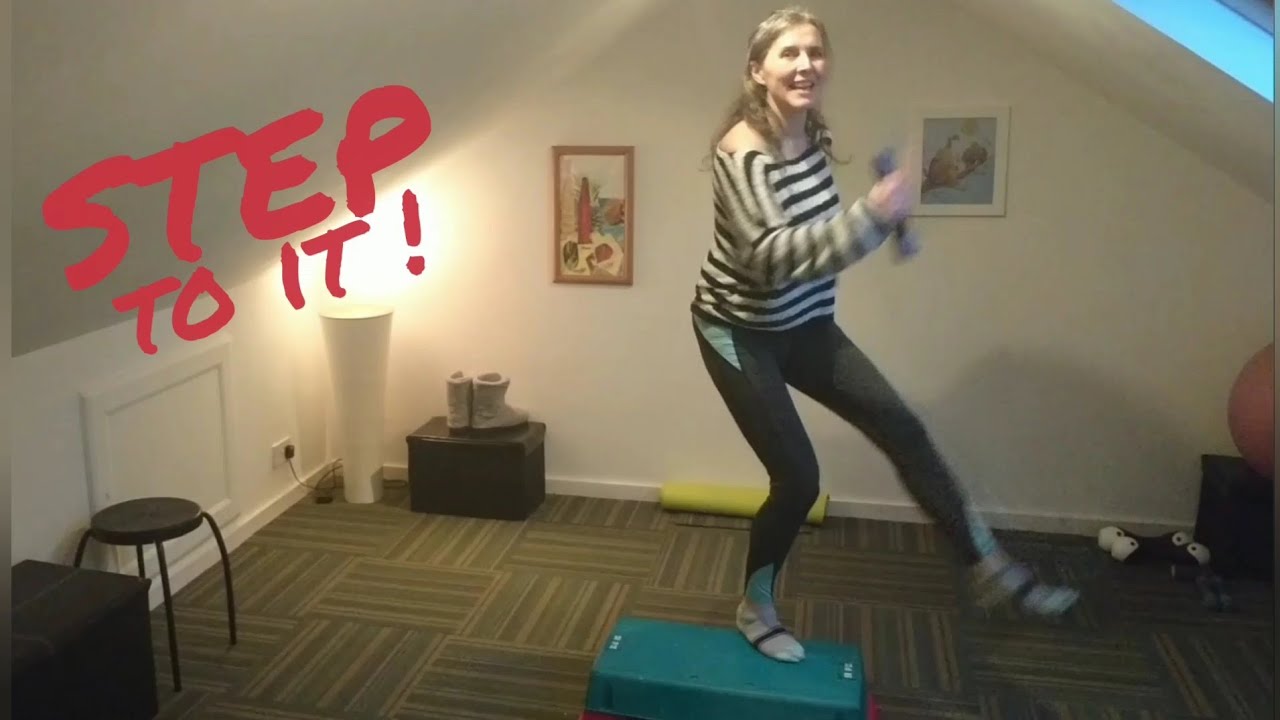 STEP To It!  20 minute Fun and Easy-to-follow Step Workout